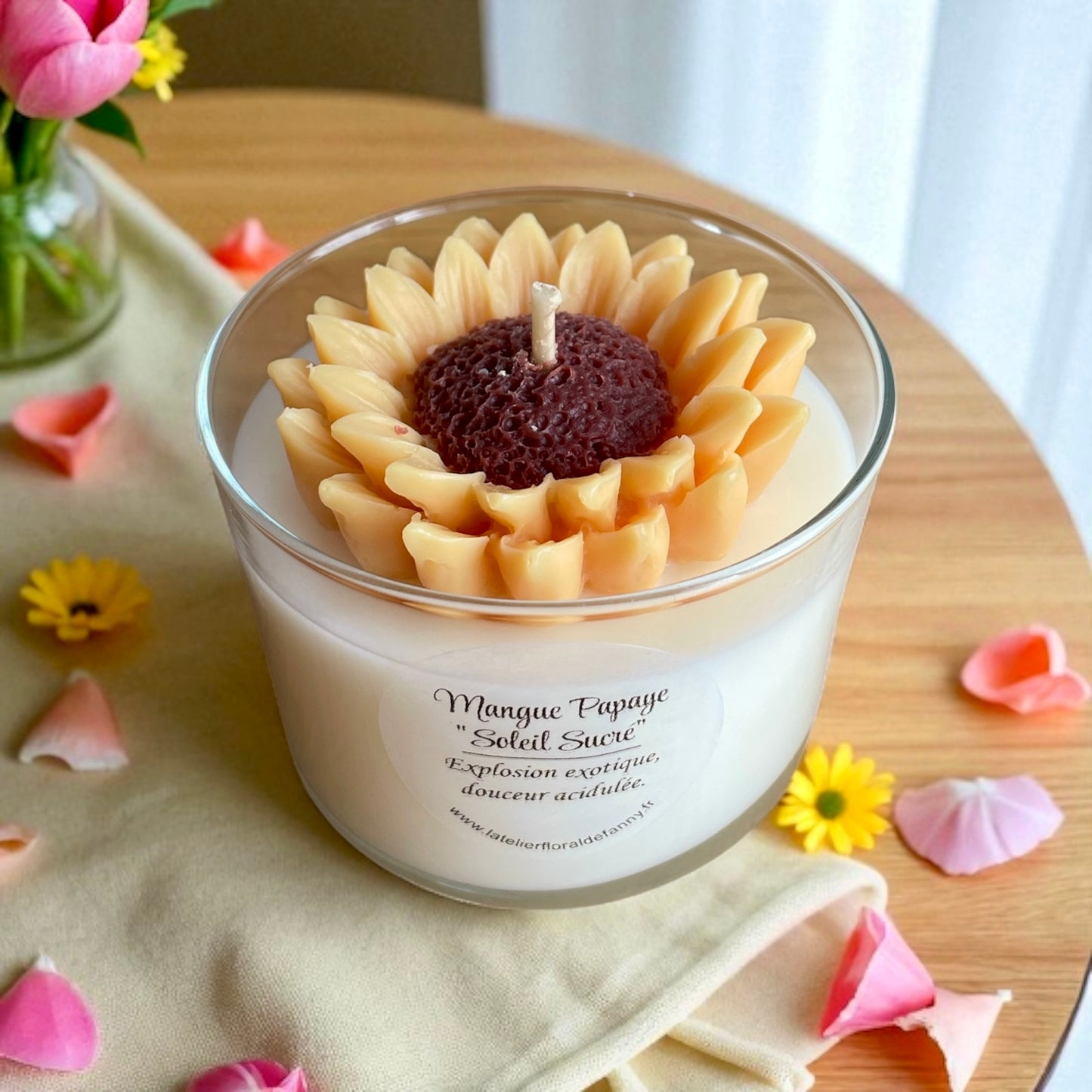 Bougie - Mangue papaye - Collection « Soleil Sucré »
