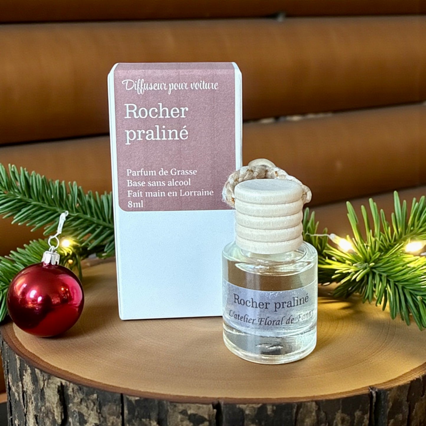 Diffuseur voiture - Rocher praliné