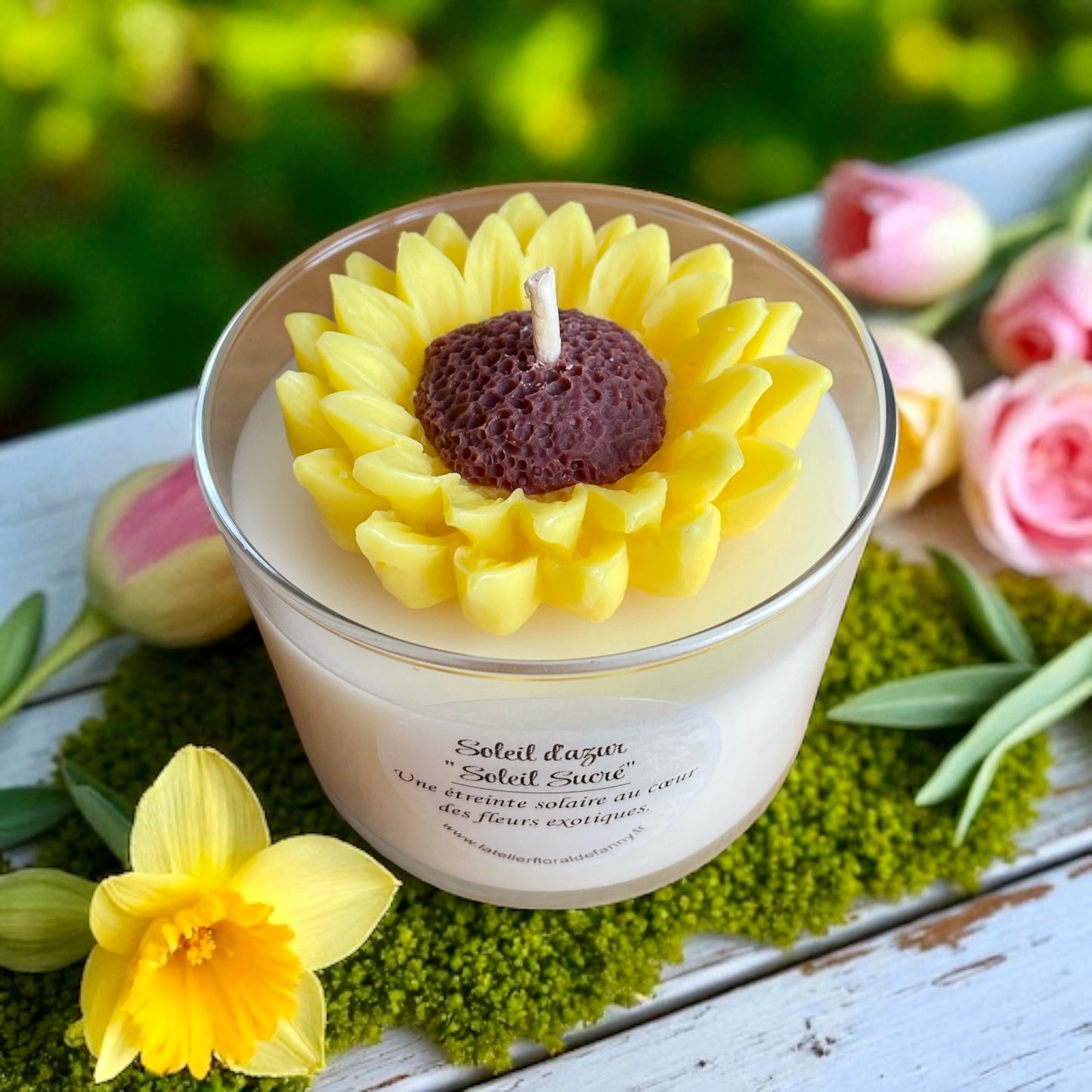 Bougie - Soleil d’azur - Collection « Soleil Sucré »