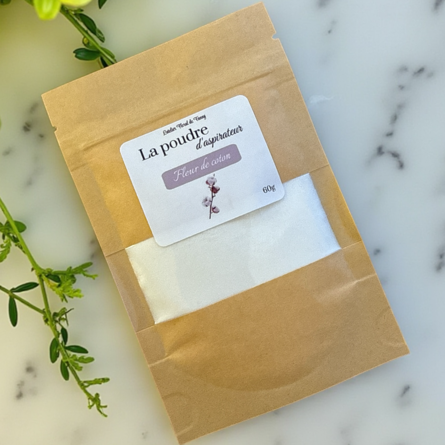 La poudre d’aspirateur 60g - Fleur de coton