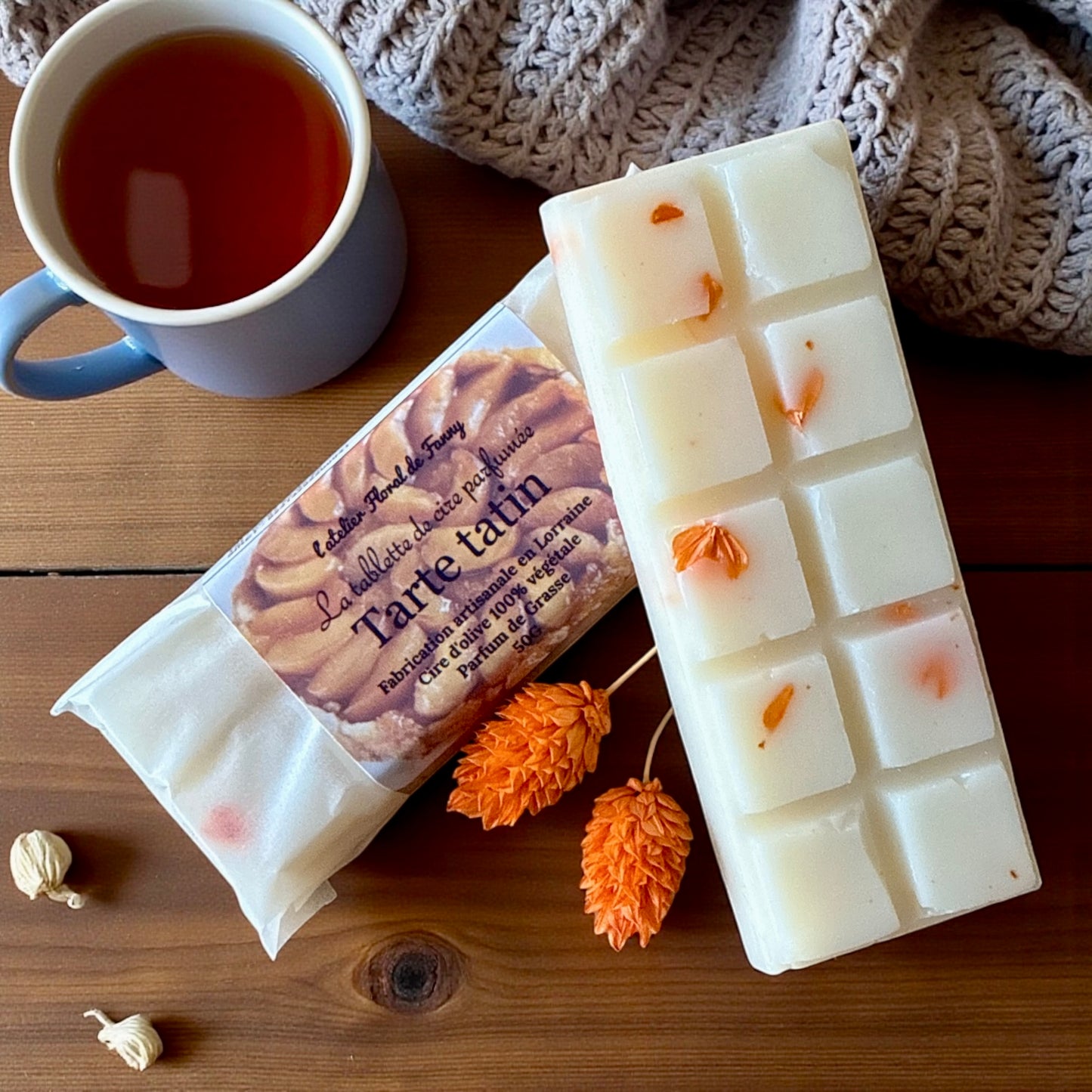 Tablette Fleurie - Tarte tatin