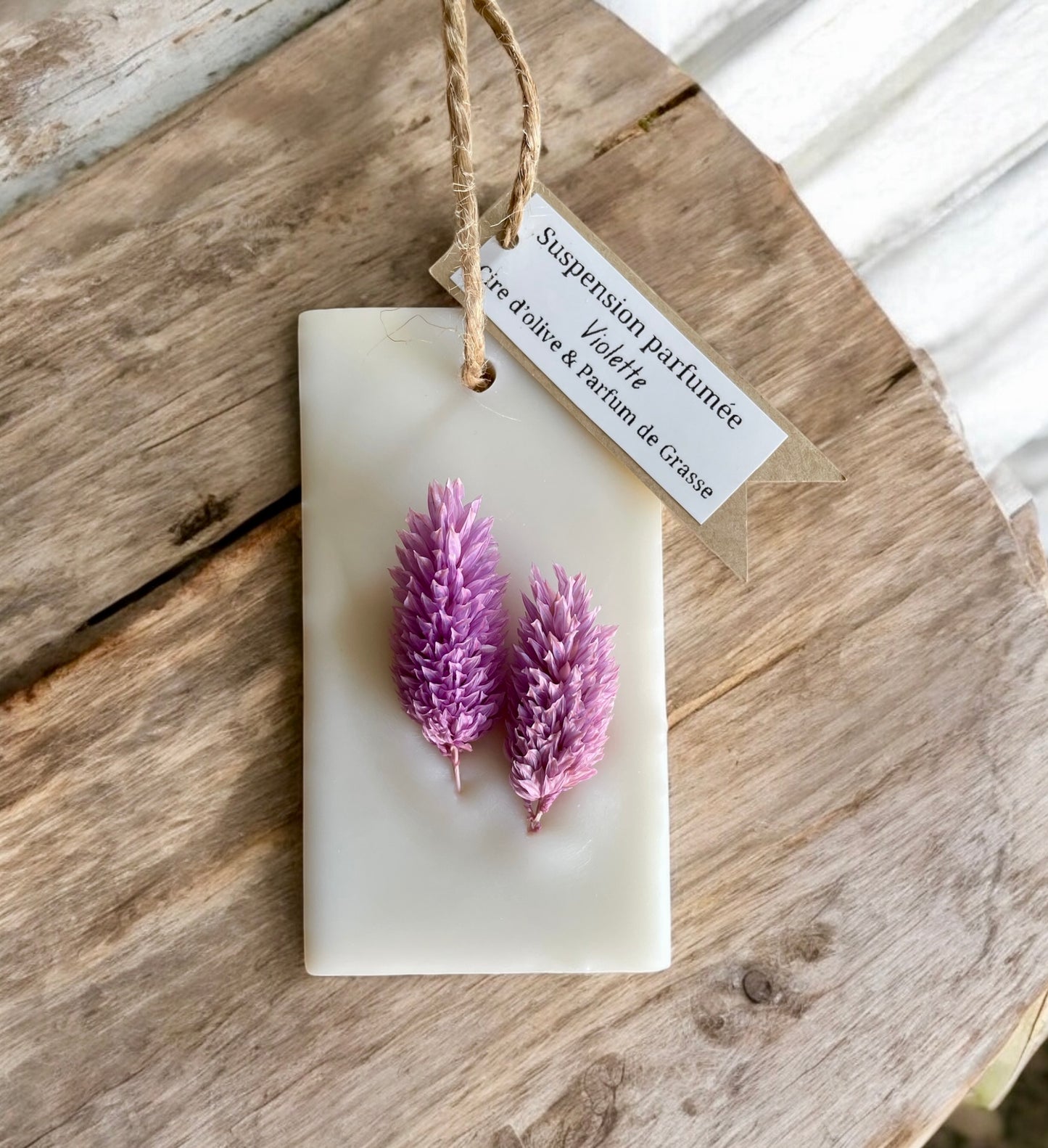 Suspension parfumée phalaris violet (Parfum au choix)