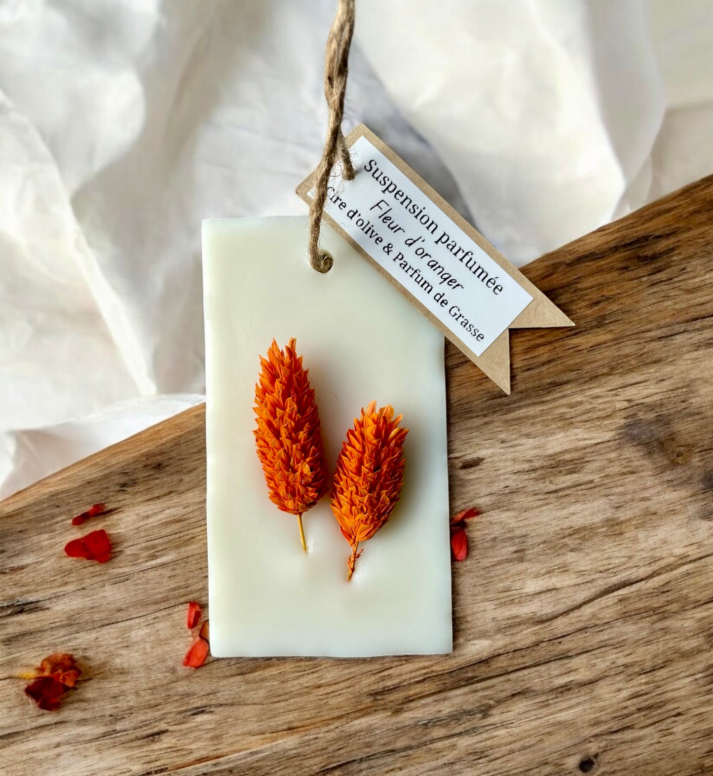 Suspension parfumée phalaris orange (Parfum au choix)