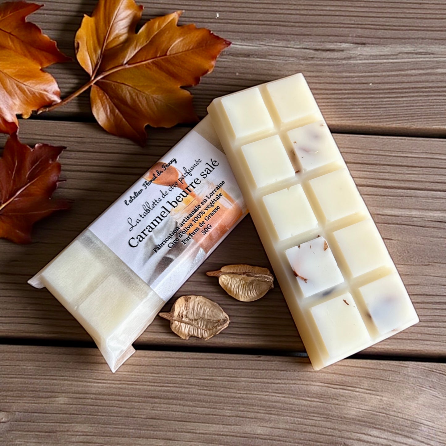 Tablette Fleurie - Caramel beurre salé