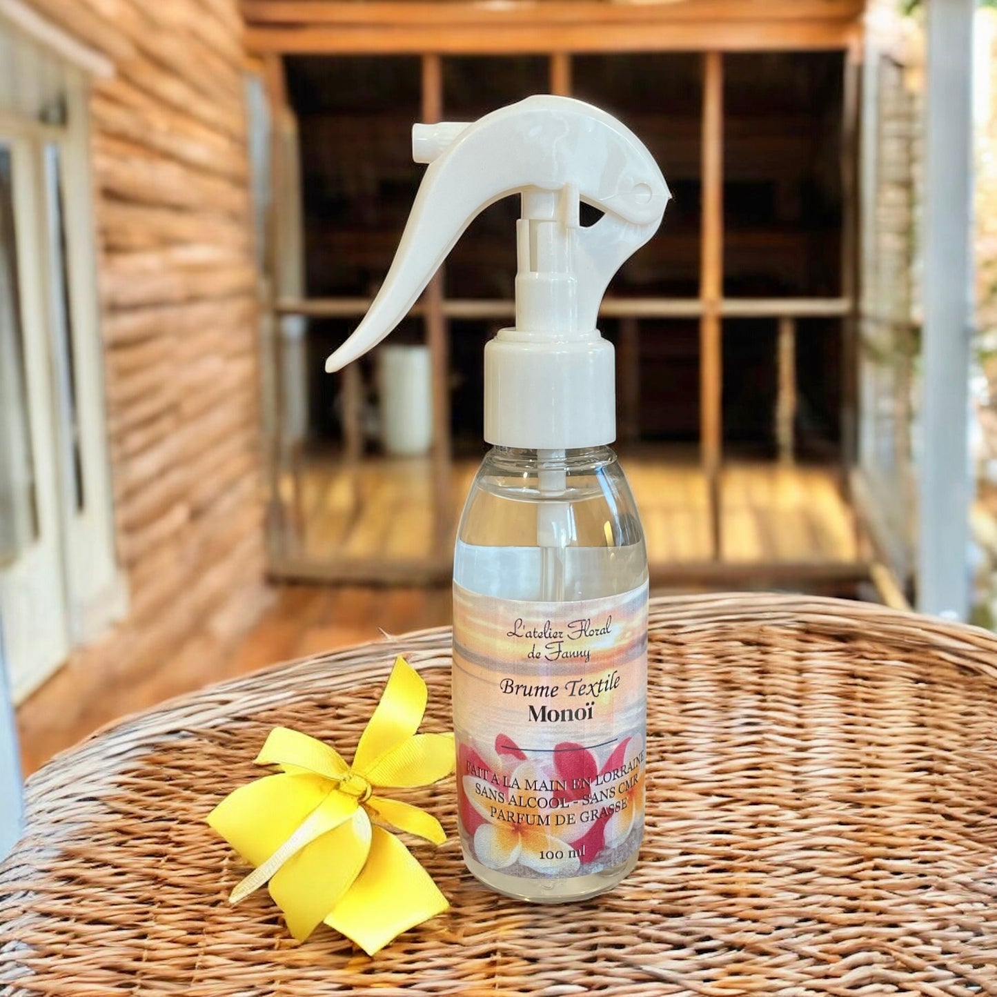 Brume Textile « Monoï » 100ml - Collection « Fraîcheur & Douceur d’Été »
