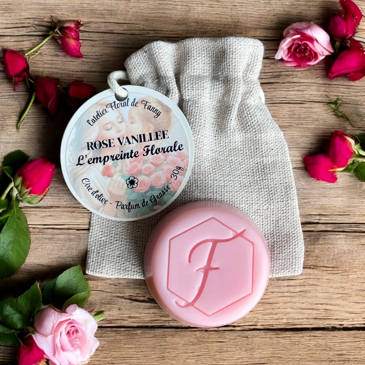 L’Empreinte Florale - collection "Tout commence par une maman" - Rose vanillée