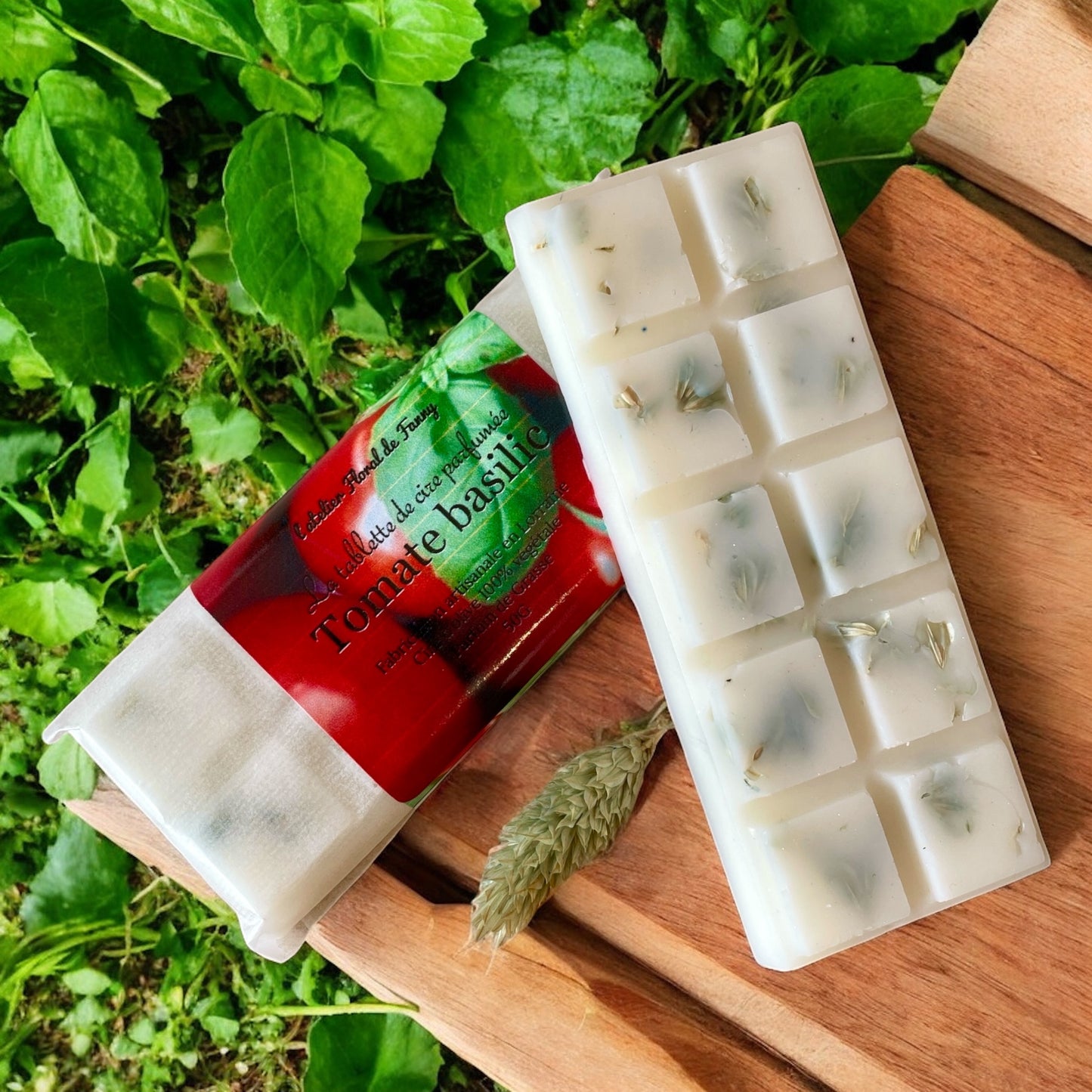 Tablette Fleurie - Tomate basilic - Collection « Fraîcheur & Douceur d’Été »