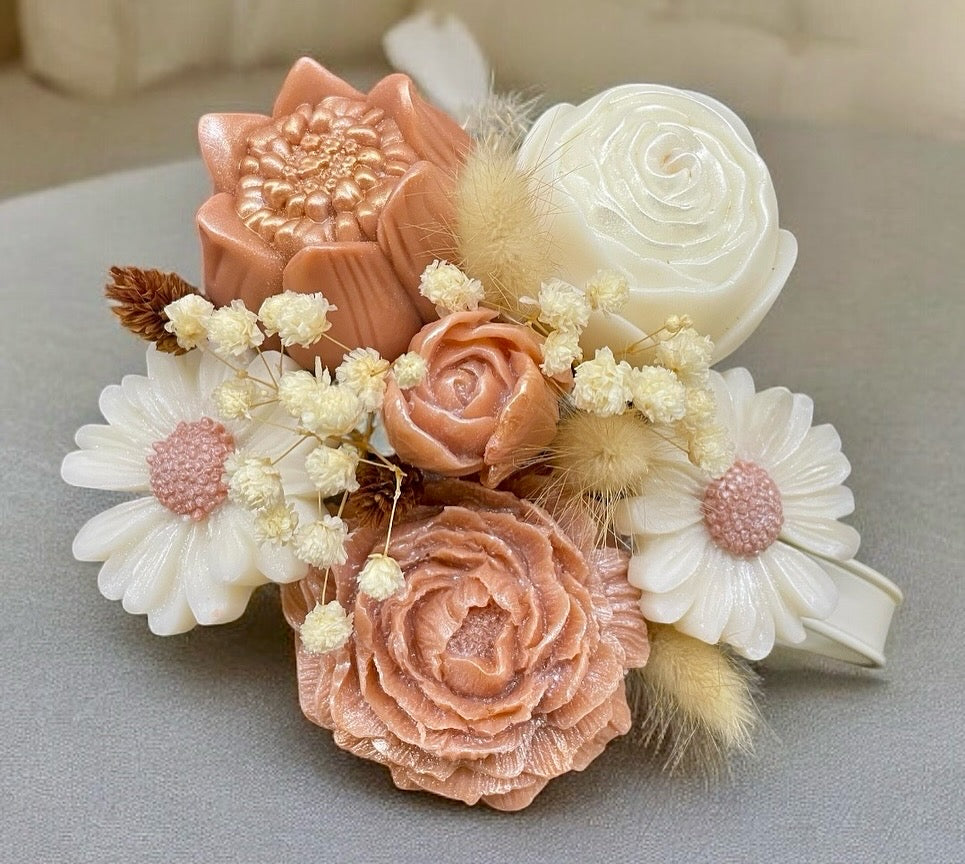 Charme Rustique en Fleurs terra cotta