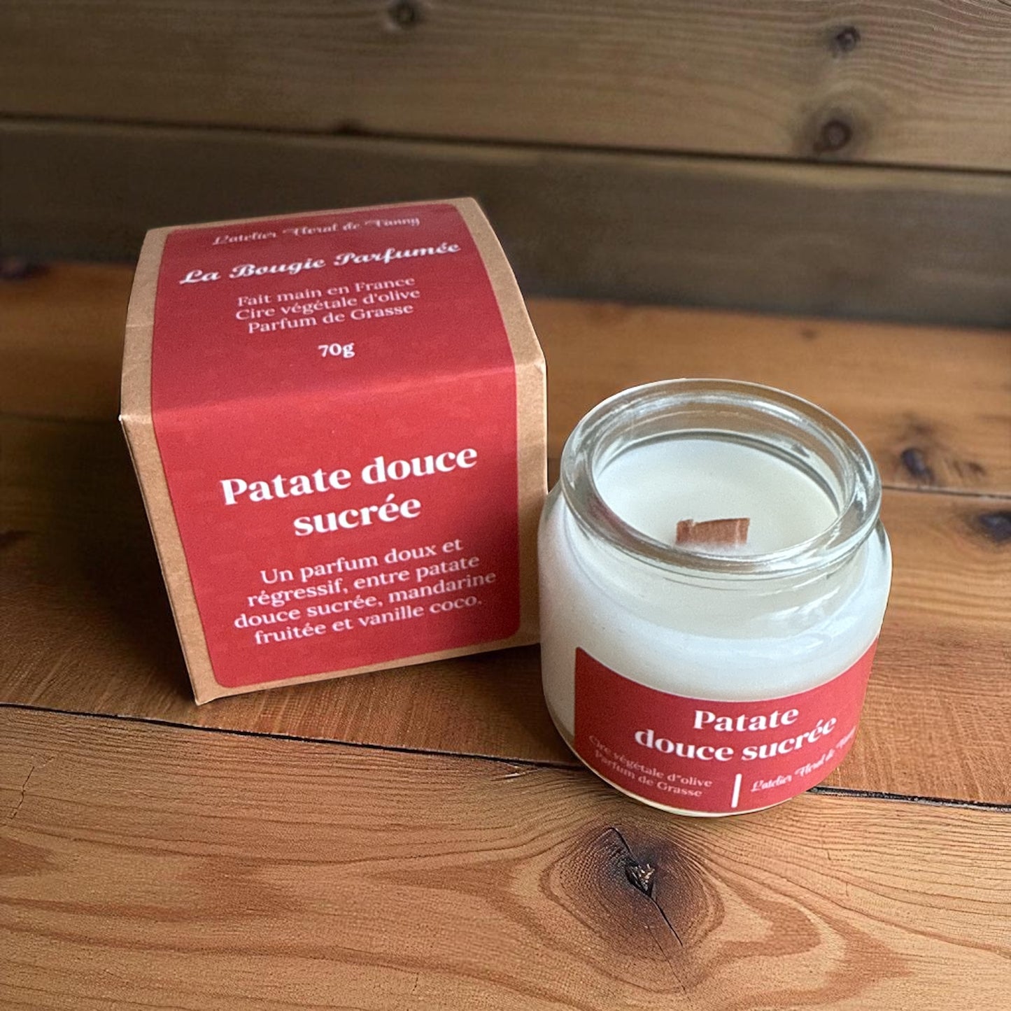 Bougie parfumée senteur Patate douce sucrée