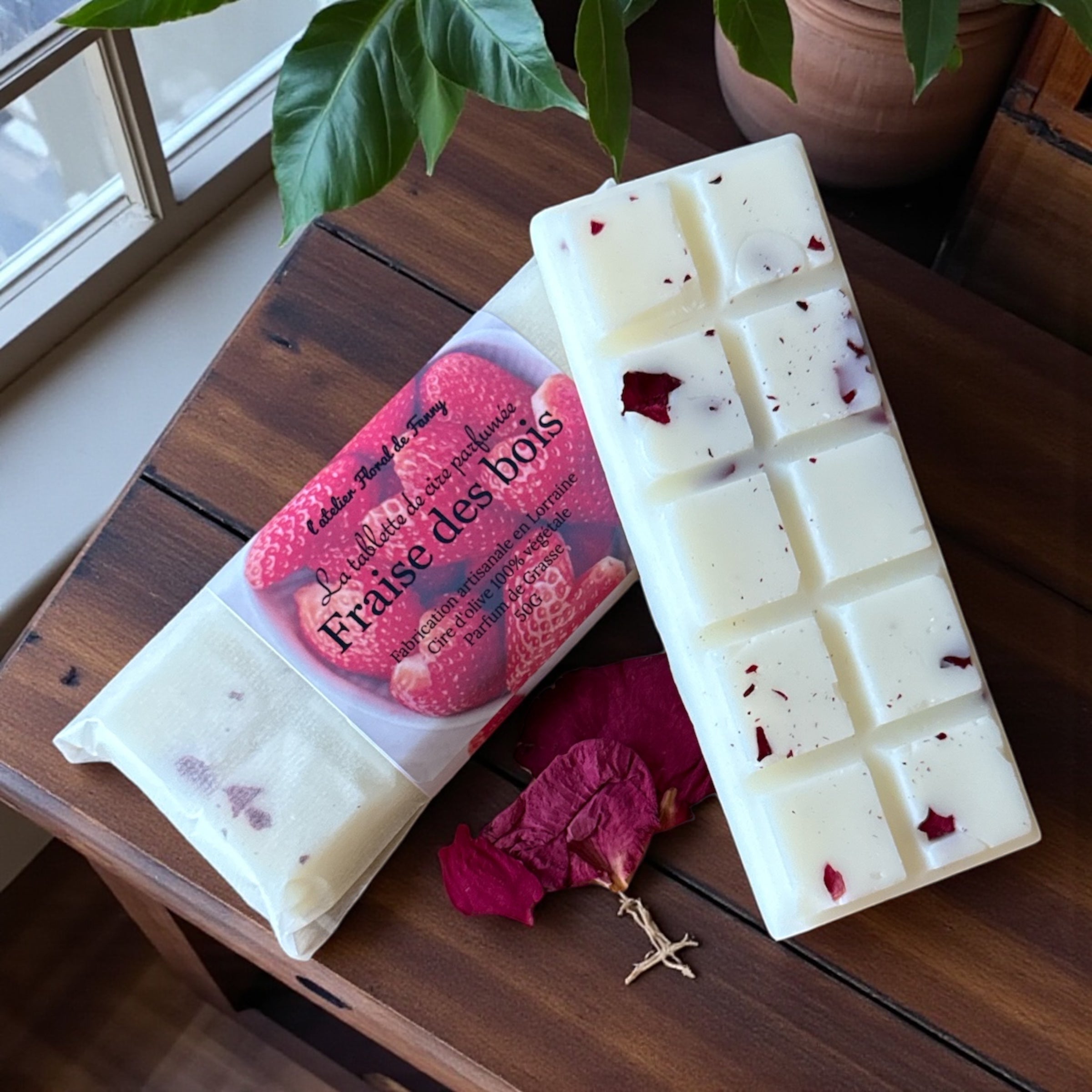 La tablette de cire parfumée - Fraise des bois