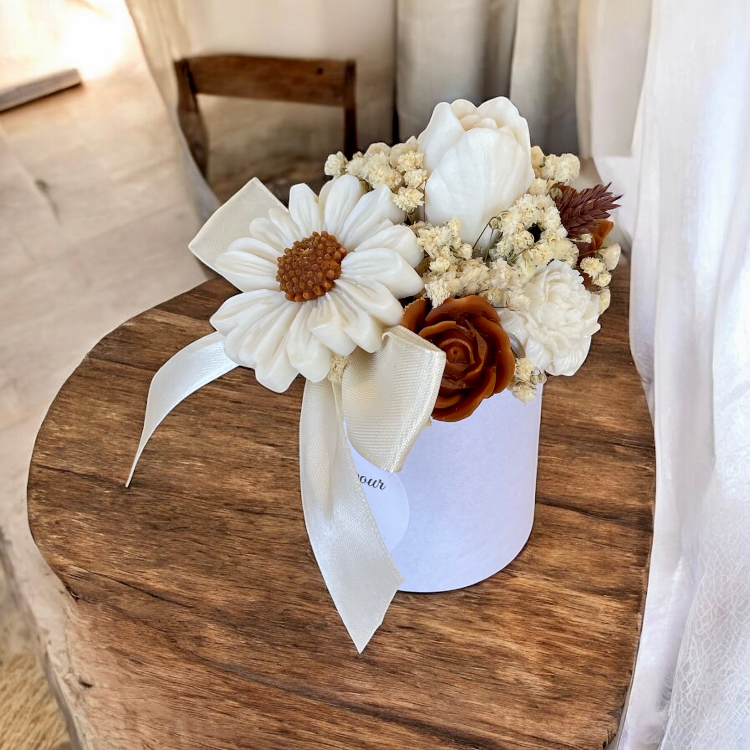 Mini Bouquet “Poésie Florale” / Taille du bouquet : environ 12-13 cm