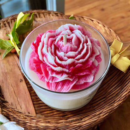 Bougie Collection « Fraîcheur & Douceur d’Été » - Rhubarbe fraise