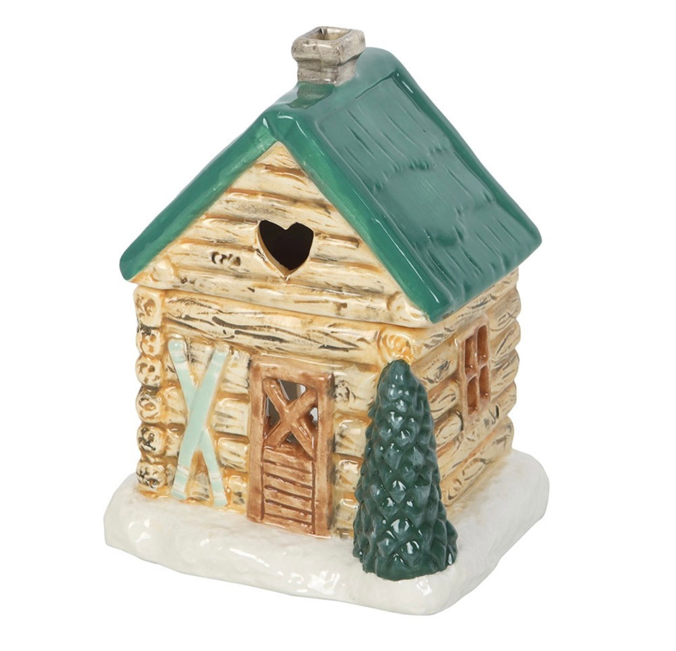 Brûle-parfum "Le Chalet" en céramique
