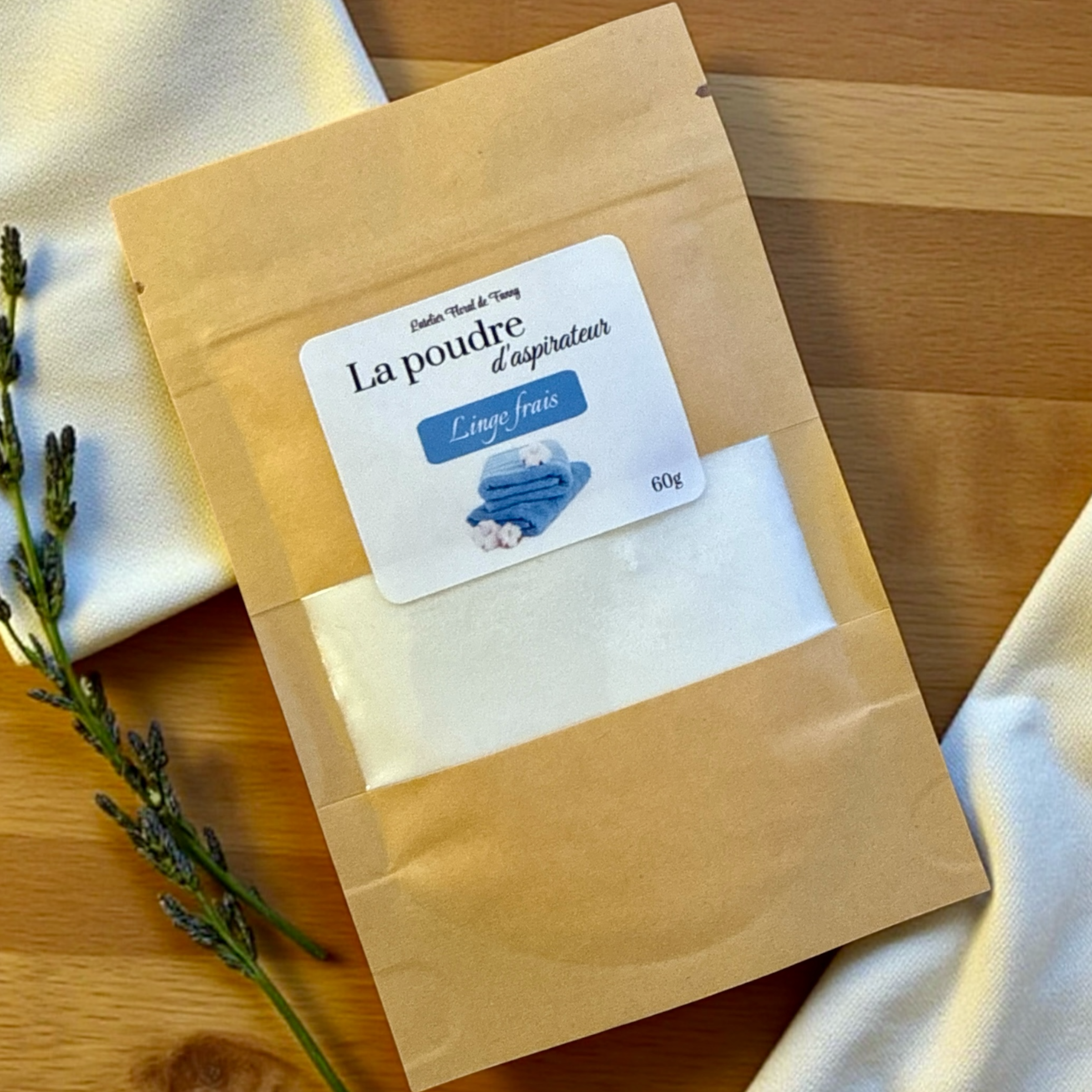 La poudre d’aspirateur 60g - Linge propre