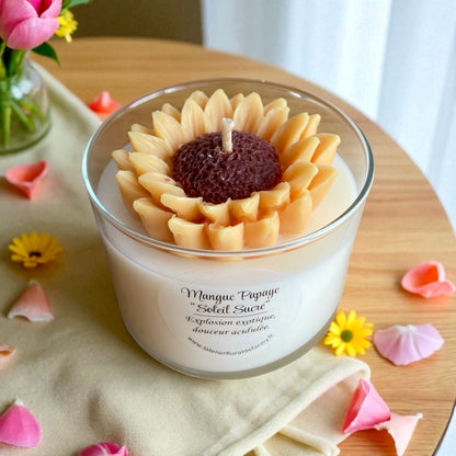 Bougie - Mangue papaye - Collection « Soleil Sucré »