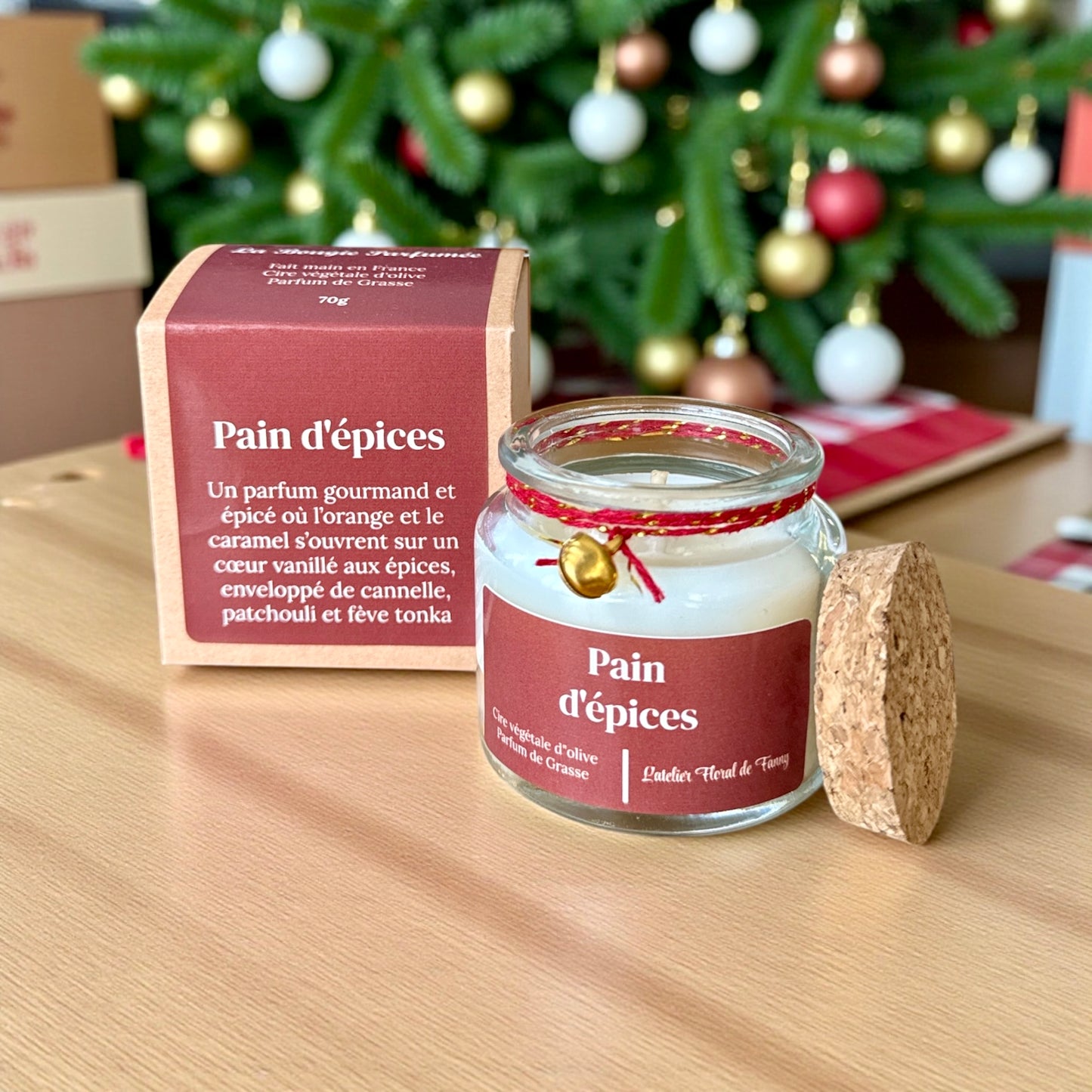Bougie parfumée senteur Pain d’épices