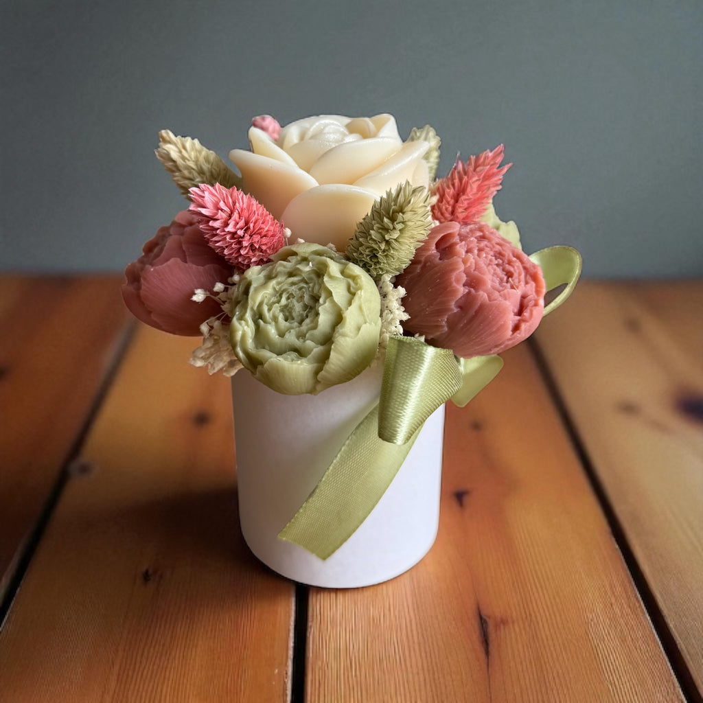 Mini Bouquet “Harmonie Végétale” / Taille du bouquet : environ 12-13 cm