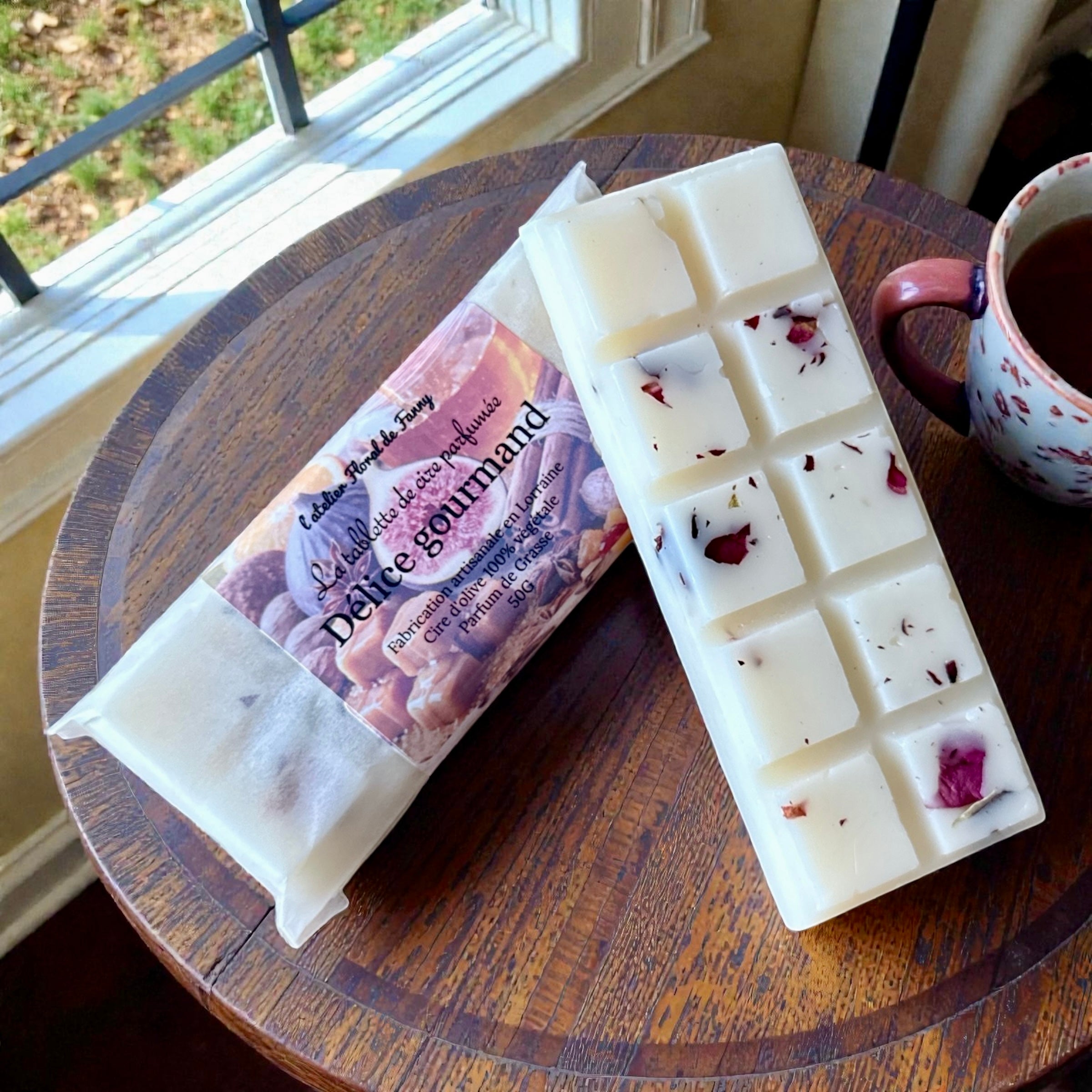 La tablette de cire parfumée - Délice gourmand