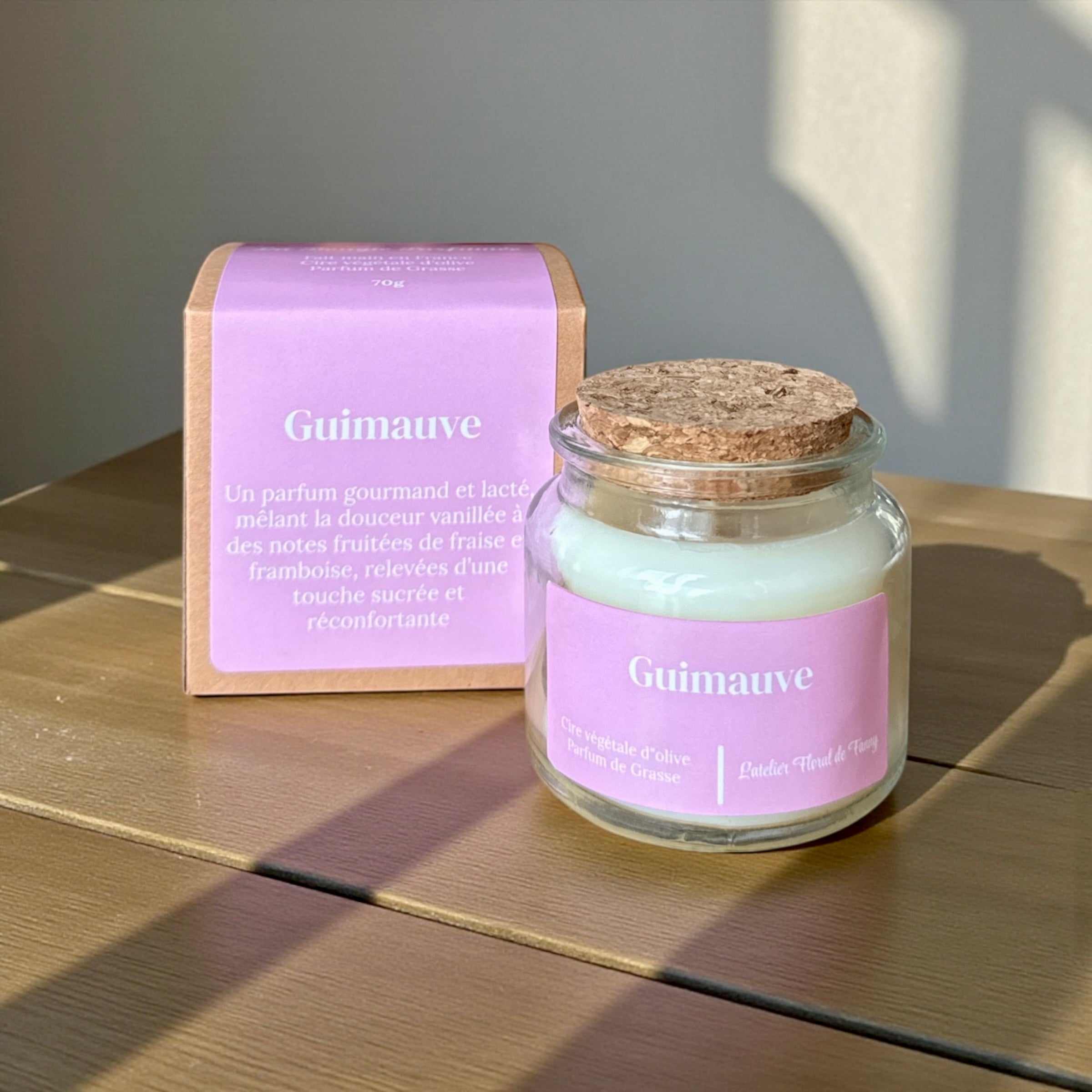 Bougie parfumée senteur Guimauve