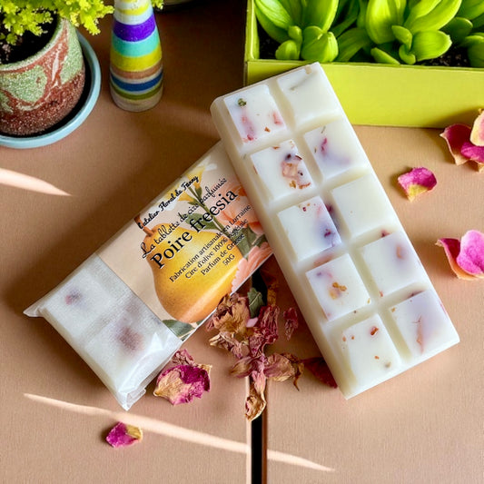 Tablette Fleurie - Poire freesia - Collection « Soleil Sucré »
