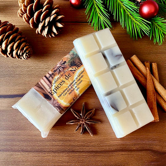 Tablette fondante Fleurie - Épices de Noël