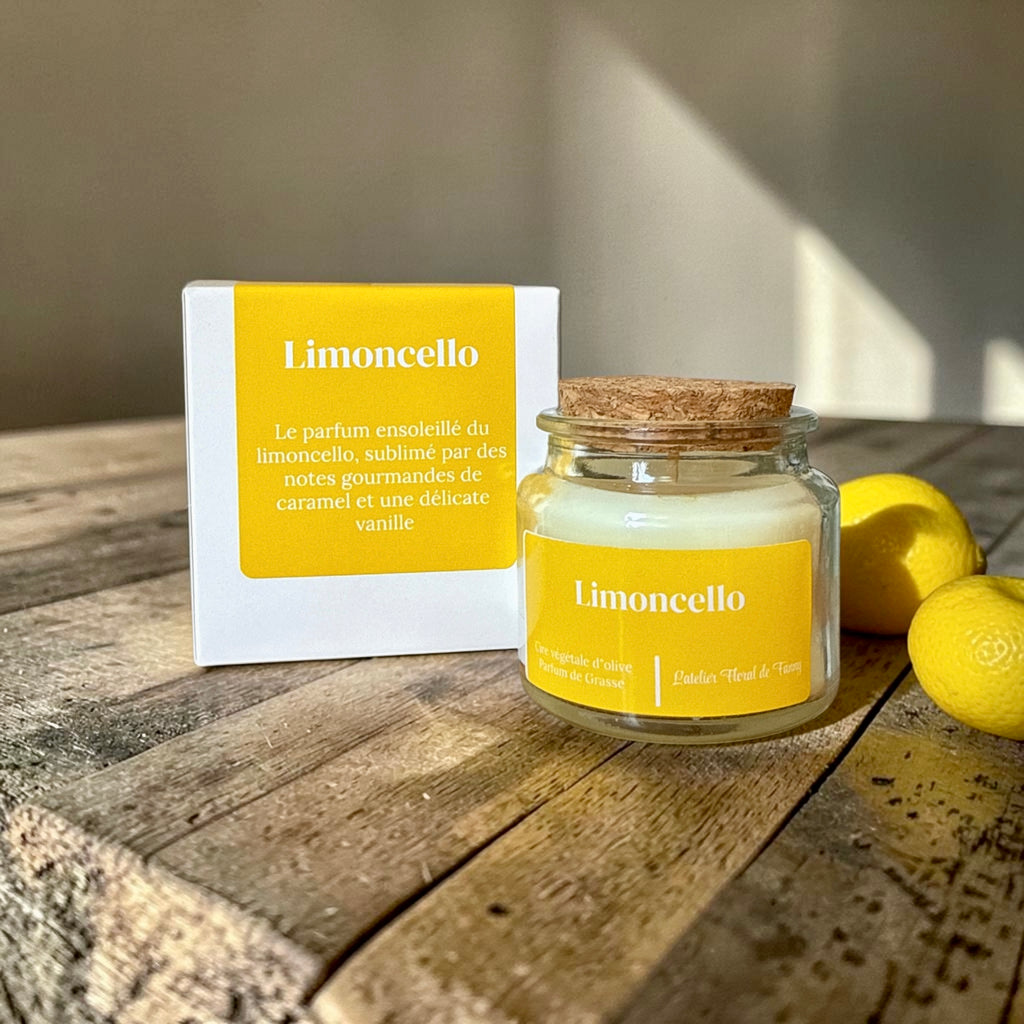 Bougie parfumée senteur Limoncello
