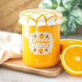 Brûle-parfum "Pot de confiture d'oranges" en céramique