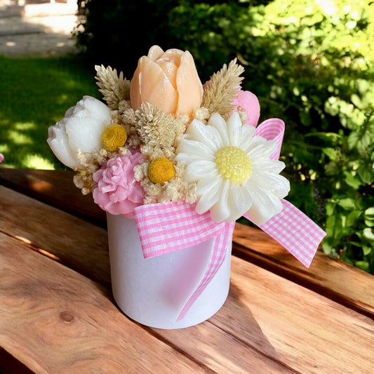 Mini Bouquet “Fleurs Sous le Soleil” / Taille du bouquet : environ 12-13 cm