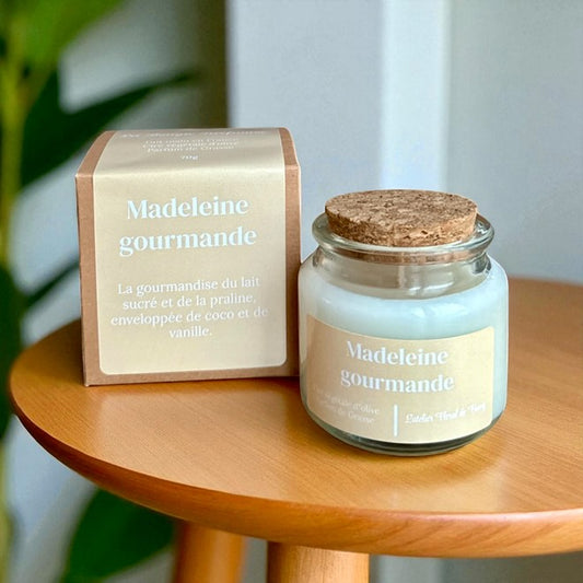 Bougie parfumée senteur Madeleine gourmande
