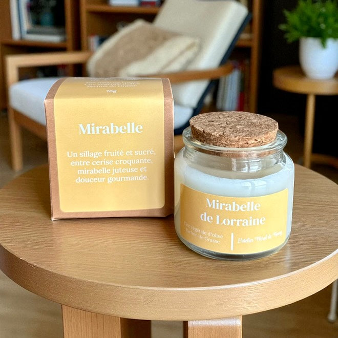 Artisanal Elegance: Mirabelle Candle - Cork Stopper to Enhance Your Interior 