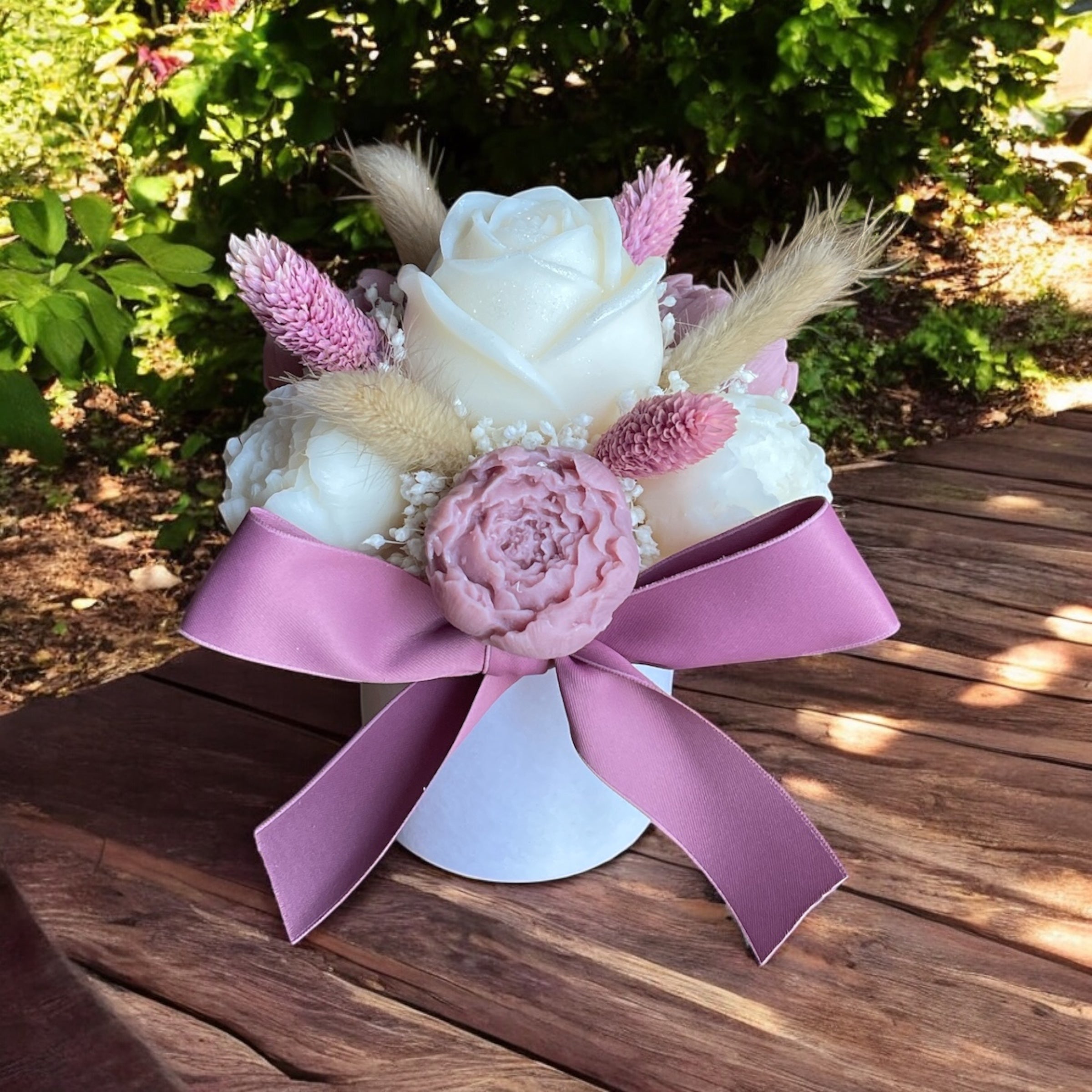 Mini Bouquet “Rêve Lavandin” / Taille du bouquet : environ 12-13 cm