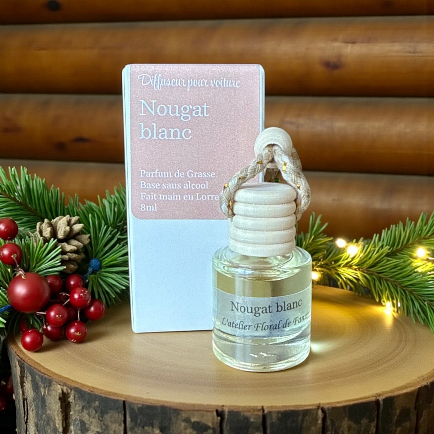 Diffuseur voiture - Nougat blanc