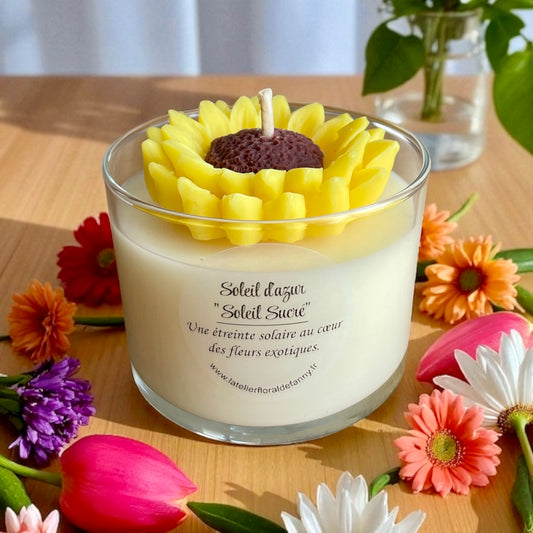 Bougie - Soleil d’azur - Collection « Soleil Sucré »