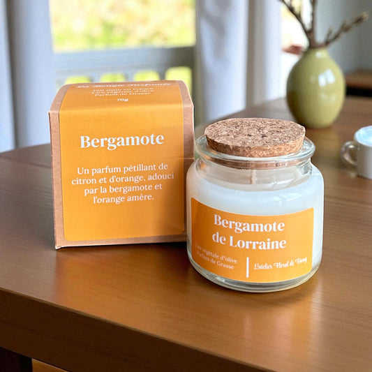 Bougie parfumée senteur Bergamote de Lorraine