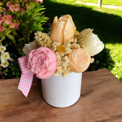 Mini Bouquet “Fleurs Sous le Soleil” / Taille du bouquet : environ 12-13 cm