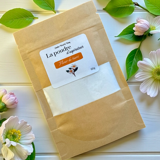 La poudre d’aspirateur 60g - Fleur de tiaré