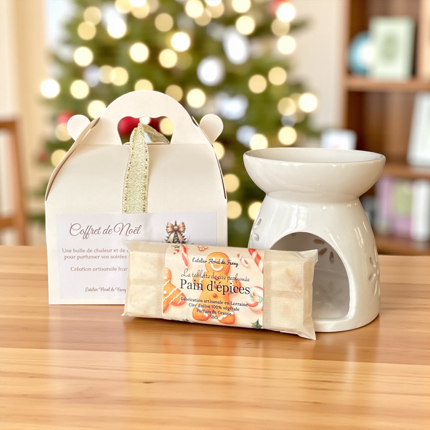 Coffret Découverte - 1 Brûle parfum et 1 tablette fondante (Parfum au choix)