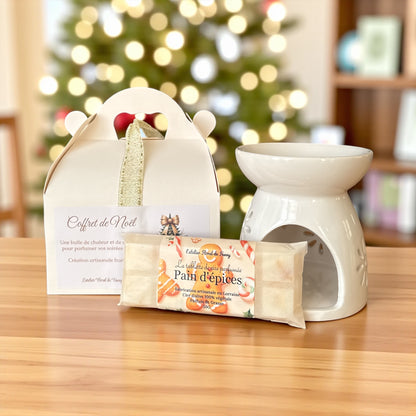 Coffret Découverte - 1 Brûle parfum et 1 tablette fondante (Parfum au choix)