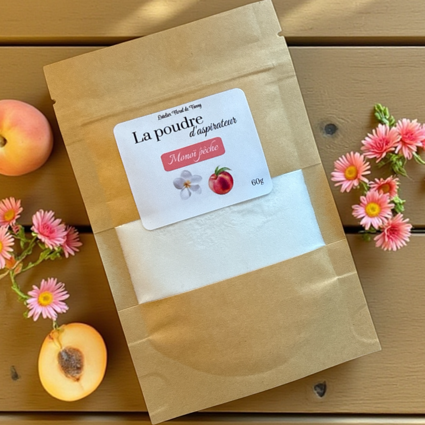 La poudre d’aspirateur 60g - Monoï pêche