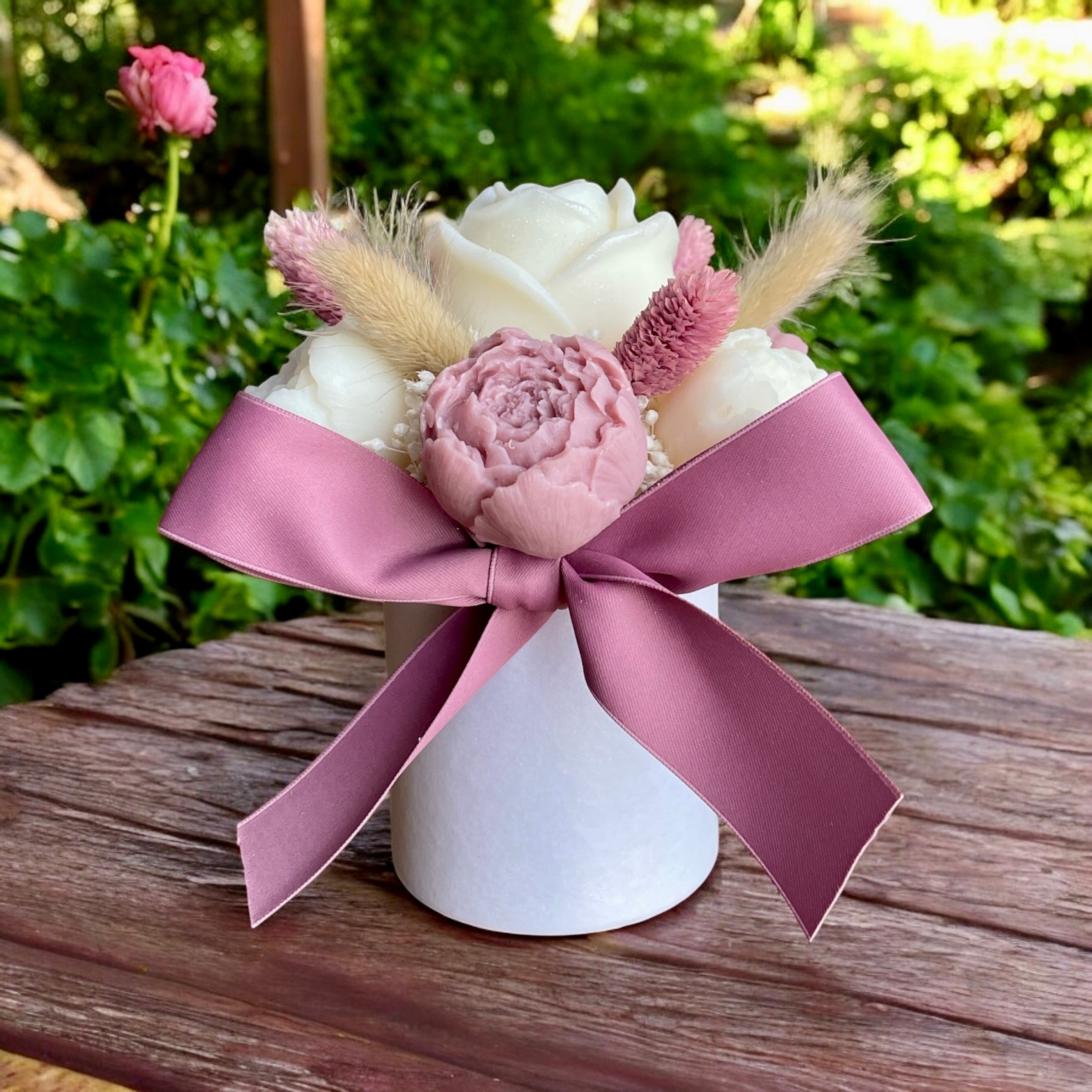 Mini Bouquet “Rêve Lavandin” / Taille du bouquet : environ 12-13 cm