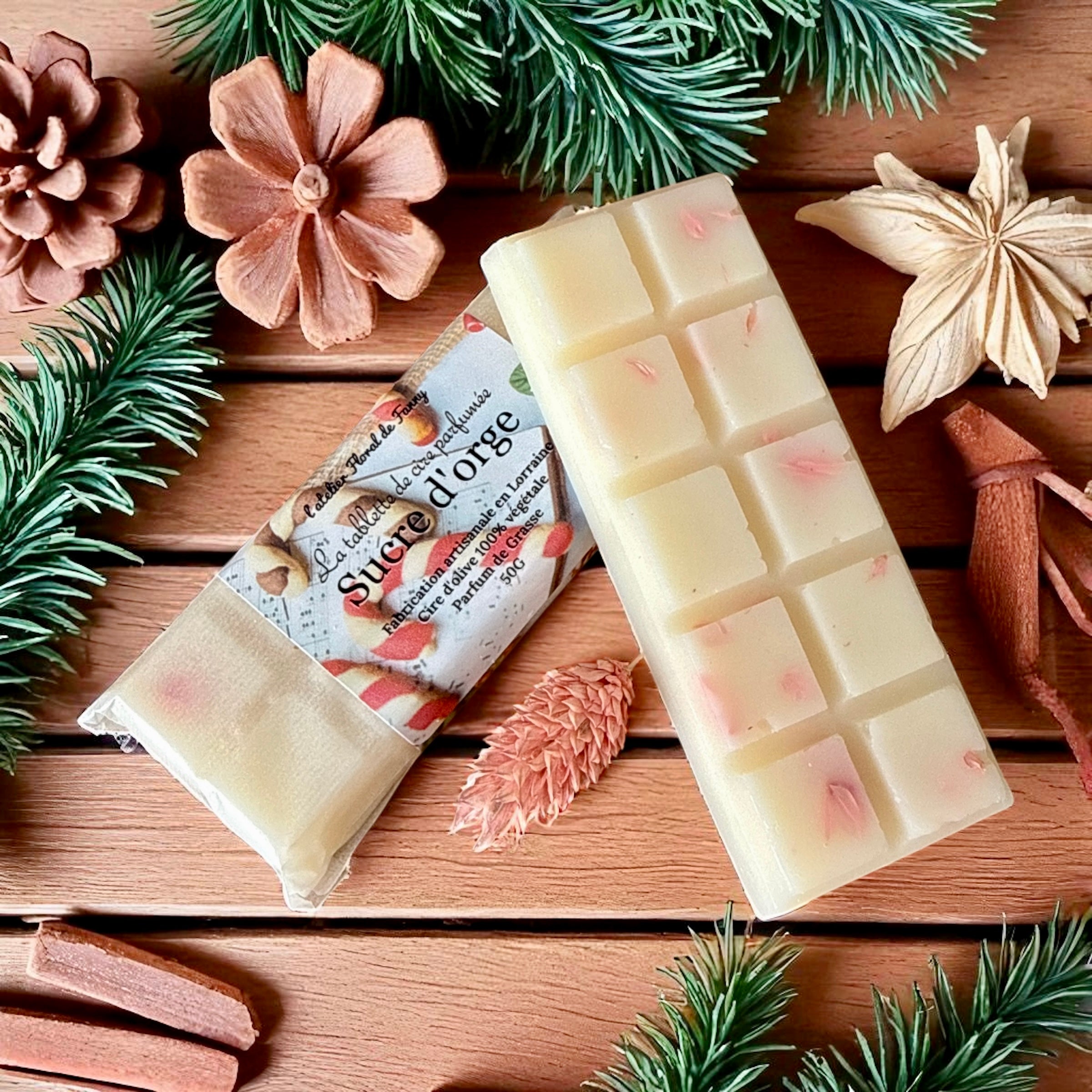 Tablette fondante Fleurie - Sucre d’orge