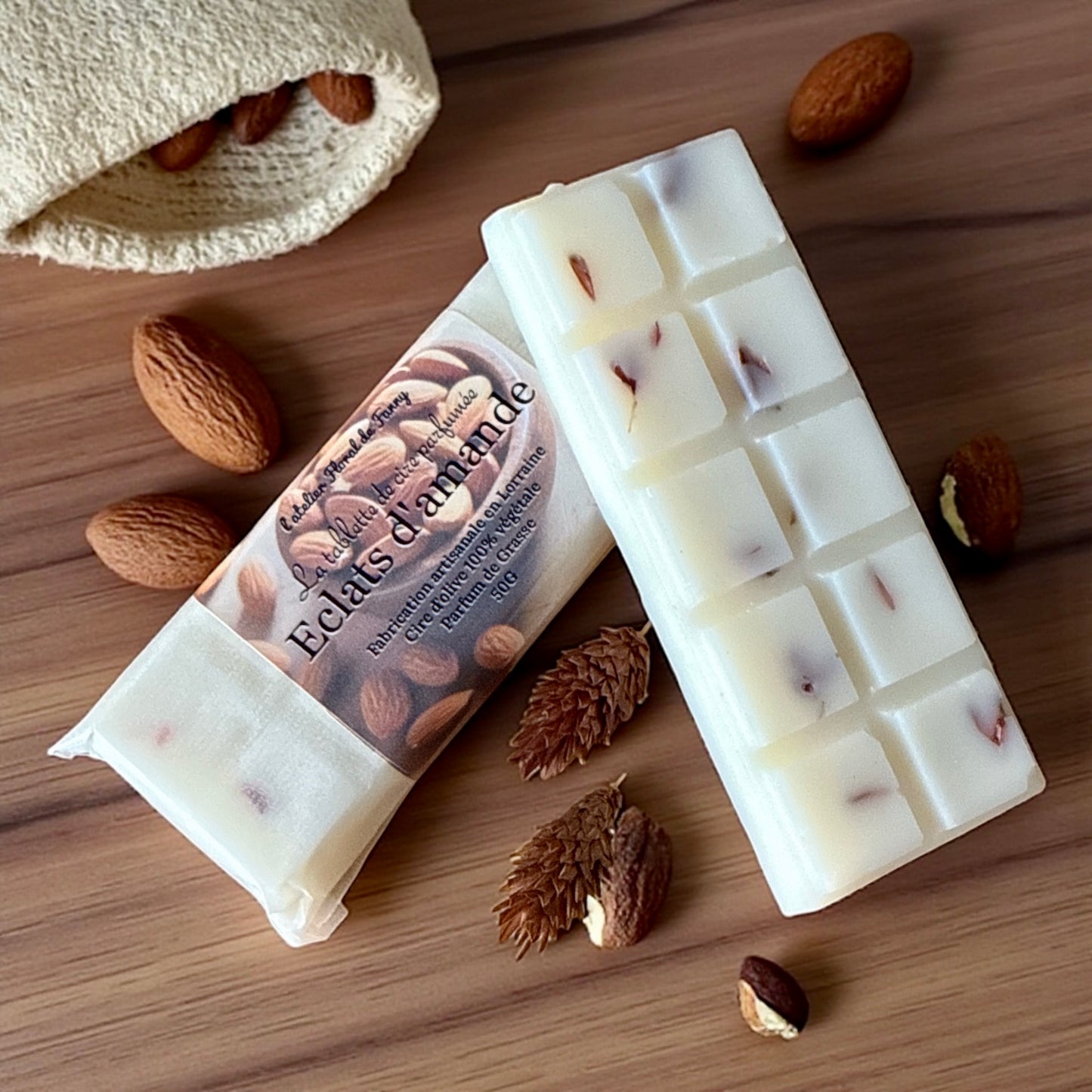 Tablette Fleurie - Éclats d’amandes