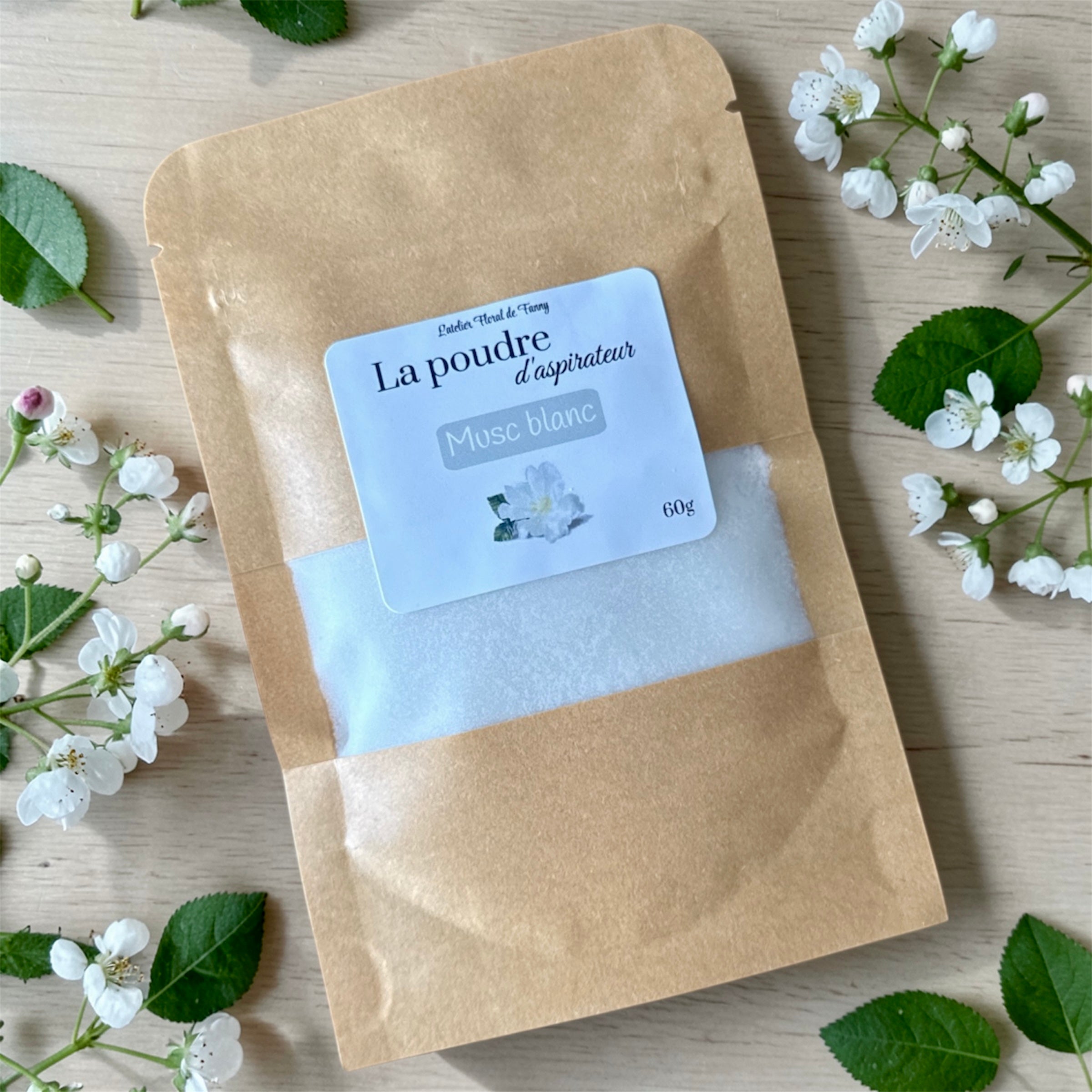 La poudre d’aspirateur 60g - Musc blanc