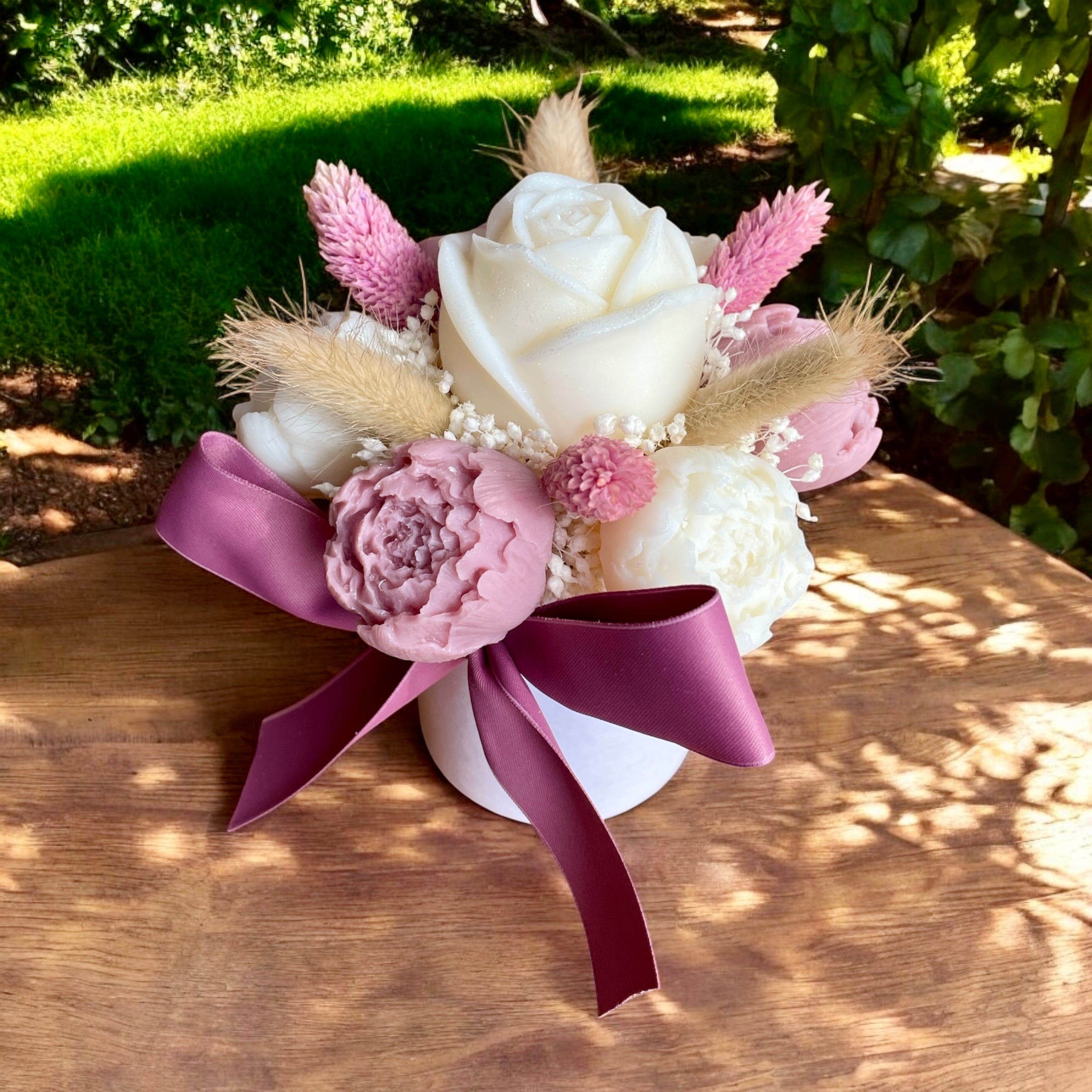 Mini Bouquet “Rêve Lavandin” / Taille du bouquet : environ 12-13 cm