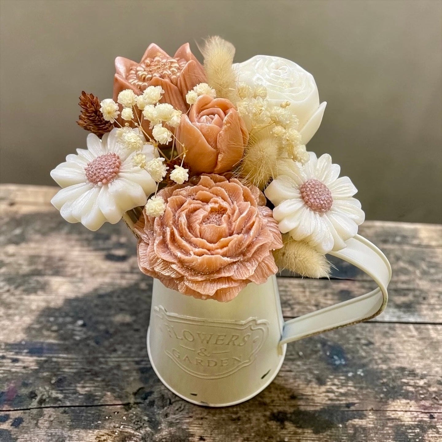 Rustic Charm in Terracotta Flowers