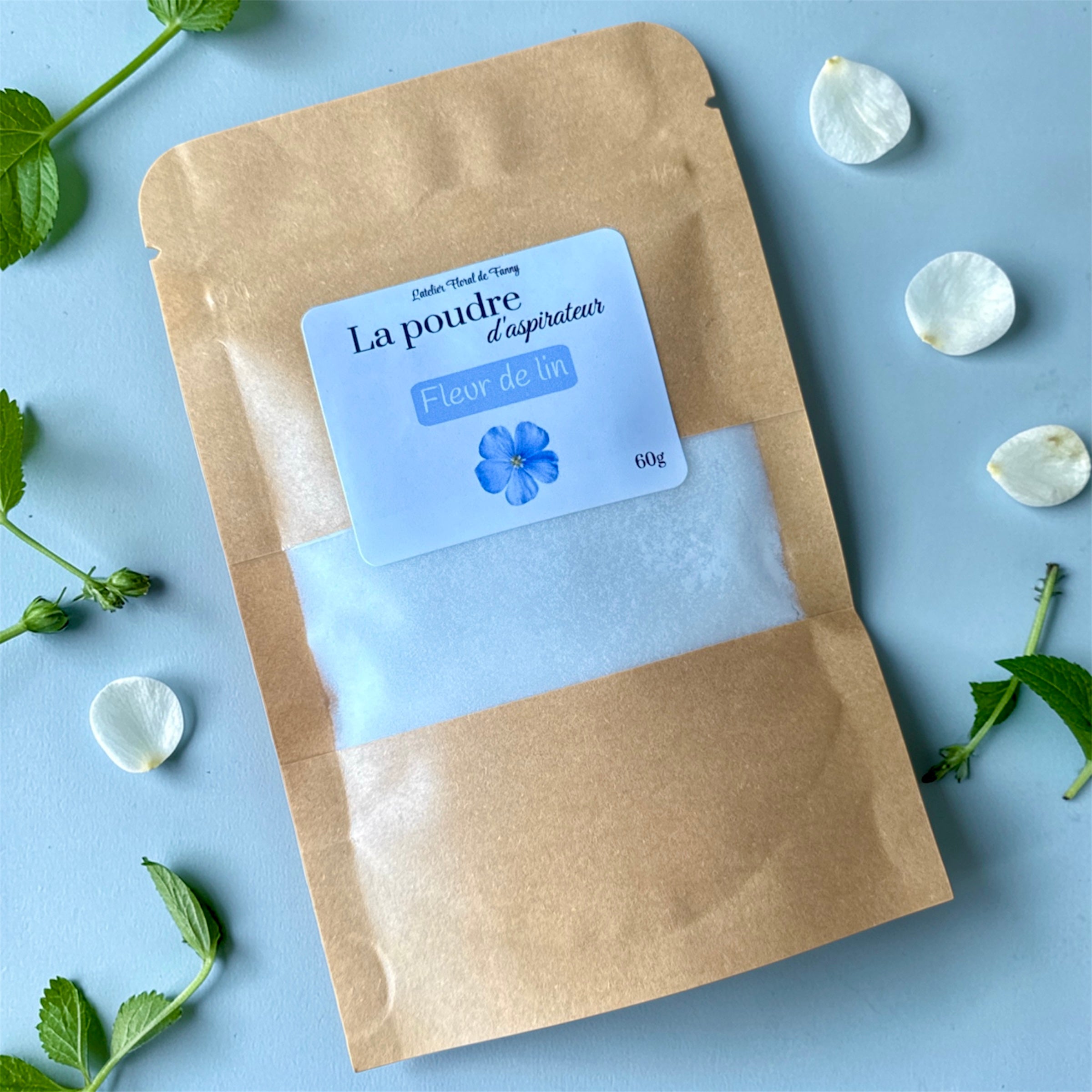 La poudre d’aspirateur 60g - Fleur de lin