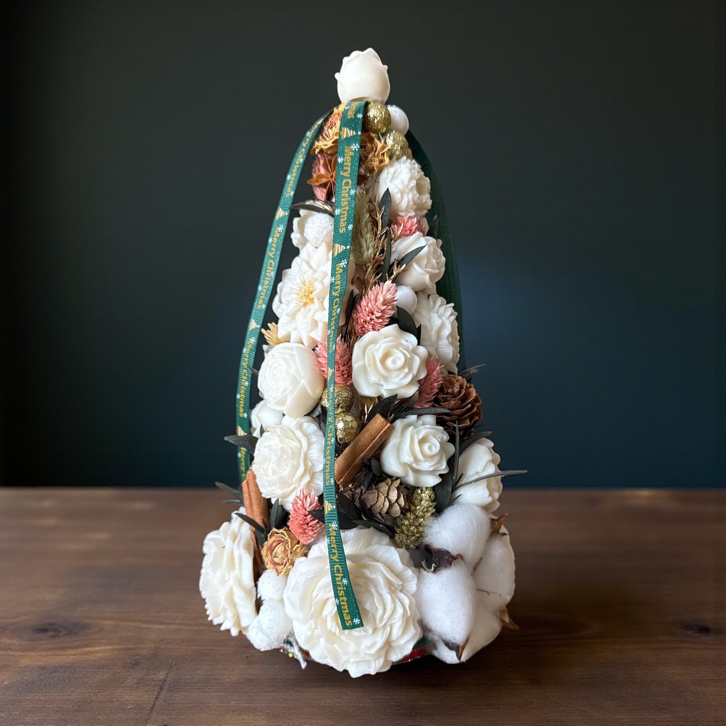 🌲 Sapin Bohème d’Hiver – Pièce d’artisanat unique, réalisée sur commande