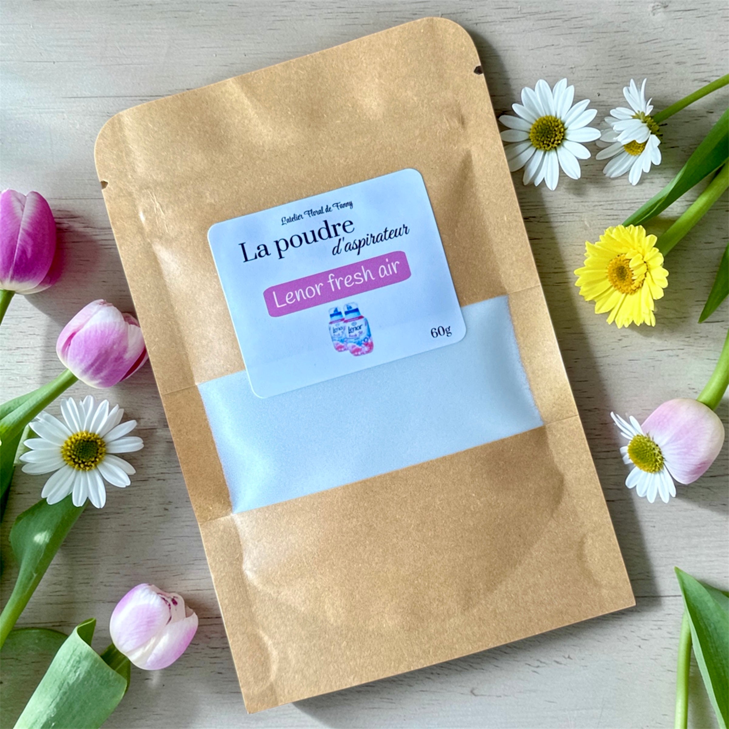 La poudre d’aspirateur 60g - Lenor Fresh Air