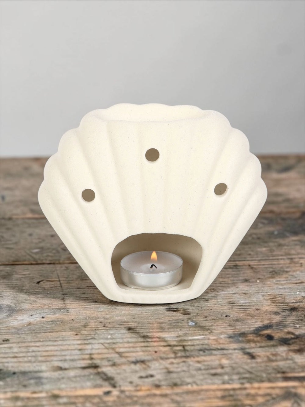 Brûle-parfum "Coquillage" en céramique