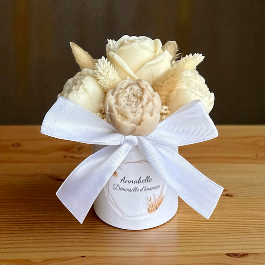 Mini Bouquet “Cérémonie” / Taille du bouquet : environ 12-13 cm